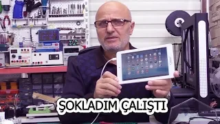 TABLETLERİN   BATARYASINI ŞOKLARSAK ÇALIŞIR MI?