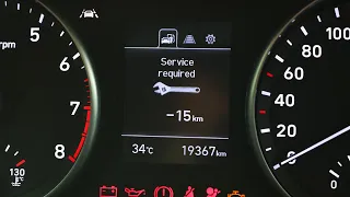 Hyundai i30 - Service Light Reset