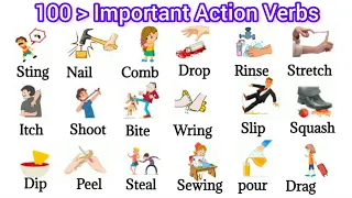 100 Action Verbs | Daily Use English Verbs |Action Words #actionverbs