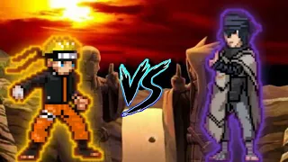 Naruto The Last VS Sasuke The Last in Jump Force Mugen 🔥