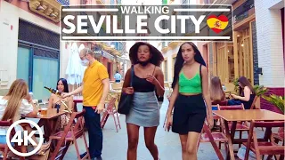 🇪🇸 SEVILLE City in Spain is WONDERFUL! 4K Walking Tour Andalucia 2021