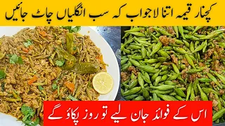 Kachnar Keema Recipe By FWA | کچنار قیمہ بنانے کا طریقہ | Best Vegetable In The World kachnar