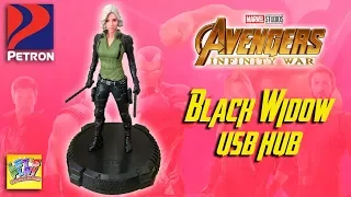 2018 Petron Avengers Infinity War BLACK WIDOW USB Hub Desk Collectibles