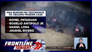 PNP, itinangging nang-torture ng akusado sa Degamo case | Frontline Tonight