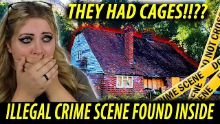 WE FOUND A CRIME SCENE IN THIS ABANDONED TORTURE HOUSE| I CAN’T BELIEVE THEY PUT THEM IN CAGES!!