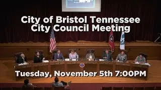 Bristol Tennessee City Council Meeting:  January 7th, 2020