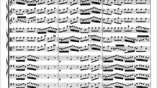 Johann Sebastian Bach: Brandenburg Concerto No.3 (Sheet Music)