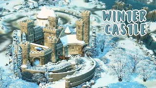 Winter Castle || NO CC The Sims 4 Speedbuild Video #thesims4 #sims4build