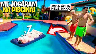 ME JOGARAM NA PISCINA ENQUANTO EU DORMIA…*trollagem*