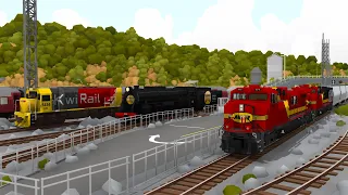 Rolling Line | Unstoppable AWVR 777 meets some KiwiRail Locomotives