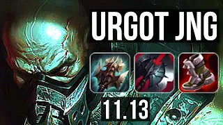 URGOT vs LEE SIN (JUNGLE) | Rank 4 Urgot, 9/2/9, 800+ games, Godlike | NA Challenger | v11.13