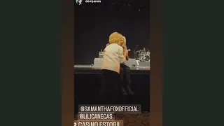 SAMANTHA FOX CHAMA LILI CANEÇAS AO PALCO!