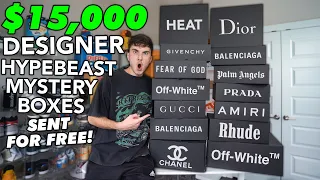 I Was Sent $15,000 Worth Of Designer Mystery Boxes For Free...