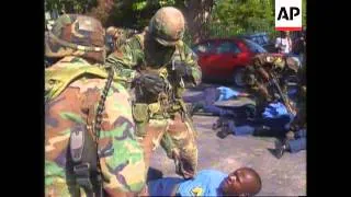 Haiti - U.S.Troops Raid FRAPH HQ