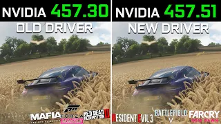 Nvidia Drivers 457.30 vs 457.51 Test in 8 Games
