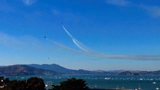 Fleet Week SF 2017 Blue Angels United 747 Golden Gate Ghirardelli Square 9-6-17