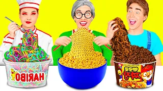 Me vs Grandma Cooking Challenge | Funny Moments by HAHANOM Challenge
