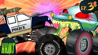 Rise of Double HH | Haunted House Monster Truck  | Police Monster truck Videos