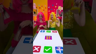 Playing with a pink fan and a yellow fan 💛💕 POP IT! TRADING GAME || TikTok FIDGET GAME 🔥 #shorts