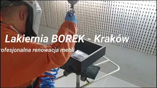 Lakiernia BOREK Kraków - Renowacja mebli, lakierowanie drzwiczek kuchennych lakiernia meblowa Kraków