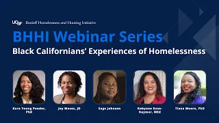 Black Californians’ Experiences of Homelessness: Findings from CASPEH