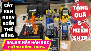 Tổng sale 9 máy hàn que chính hãng Jasic, Riland, Protech 👉toàn máy chất lượng👍miễn ship toàn quốc