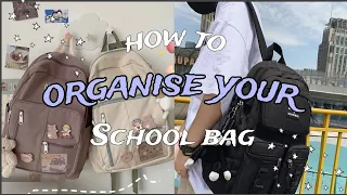 How to organise your school bag|Blackberry|