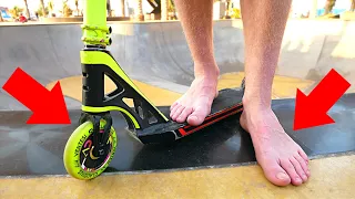 BAREFOOT PRO SCOOTER TRICKS in DUBAI!