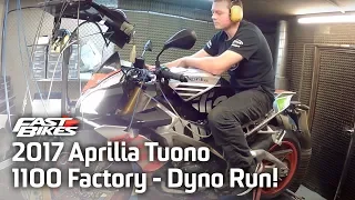 2017 Aprilia Tuono 1100 Factory - Dyno Run!
