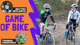 GAME OF BIKE | between MATTEO DECLERCQ and THOMAS VERDONCK - who has the best cyclocross skills ?