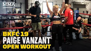 Paige VanZant Open Workout | BKFC 19 | MMA Fighting