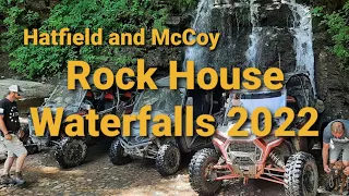 Ride to Rock House Waterfalls - Hatfield and McCoy trails 2022