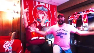 LIVERPOOL BEATS ROMA 5-2!!!! LFC FAN REACTIONS!!!! MOHAMED SALAH'S WONDERGOAL!!!!