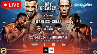 OKTAGON 56: Aby vs. Creasey | LIVE STREAM | MMA FIGHNT COMPANION | Birmingham, England | MAIN CARD