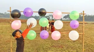 outdoor fun with Flower Balloon and learn colors for kids by I kids episode -372.