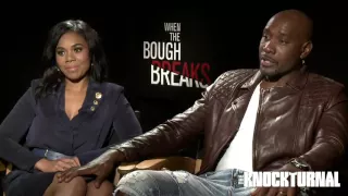 Morris Chestnut, Regina Hall,  Jaz Sinclair Talk 'When the Bough Breaks'