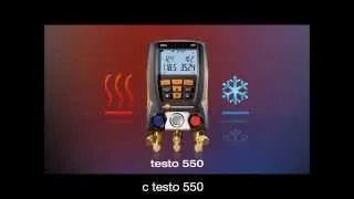 testo 550 - цифровой манометрический коллектор