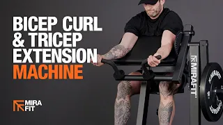 Mirafit Bicep Curl & Tricep Extension Machine