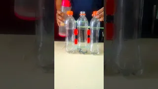 Water Fountain with Plastic Bottles || Science Trick  | #shorts