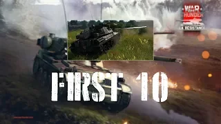 War Thunder First 10 - AMX 30B2 BRENUS With OFL 105 F1 APFSDS