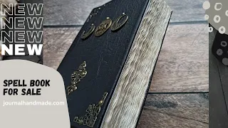 Spell book for the new witch Beginner spell book Custom grimoire for sale Triple moon