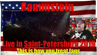 Rammstein - Live in Saint-Petersburg 2019 - Reaction - A lesson how to treat Fans!