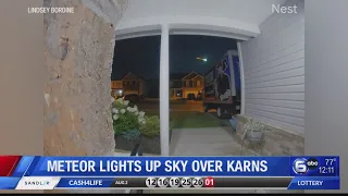 Meteor lights up sky over Karns