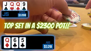 Play your PLO hands like THIS and you will make MONEY!  Poker Vlog #5 5/5 PLO at Hustler Casino