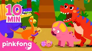 Canções de Dinossauro | Músicas Infantis | +Compilação | Pinkfong Canções para crianças