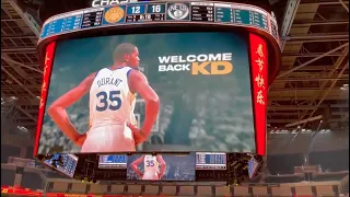 Golden State Warriors Gives Nice Tribute to Kevin Durant Welcome Back KD!