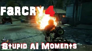 Far Cry - 4 - Stupid AI Moments, Molotov Mistake !