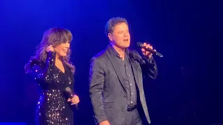 Donny and Marie at their second to last show singing "May Tomorrow Be a Perfect Day"