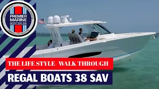 REGAL BOATS 38 SAV | Walk Through- Premier Marine Boat Sales Sydney Australia