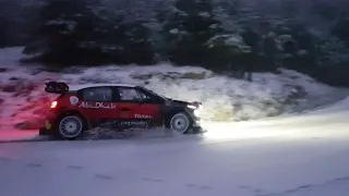 Snow Winter -Test Monte Carlo 2019 - Sébastien Ogier - Citroën C3 WRC - Day 2